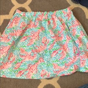 Lily pulitzer cover up skirt